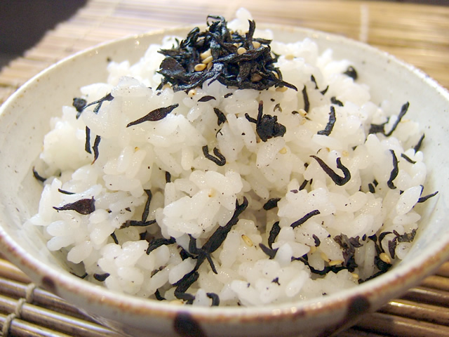 ひじきふえりかけごはん